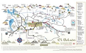 Mapa de El Bolson - Pousada Bariloche